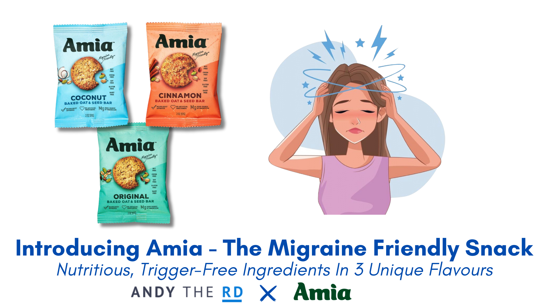 Introducing AMIA – The Snack For Migraine Sufferers