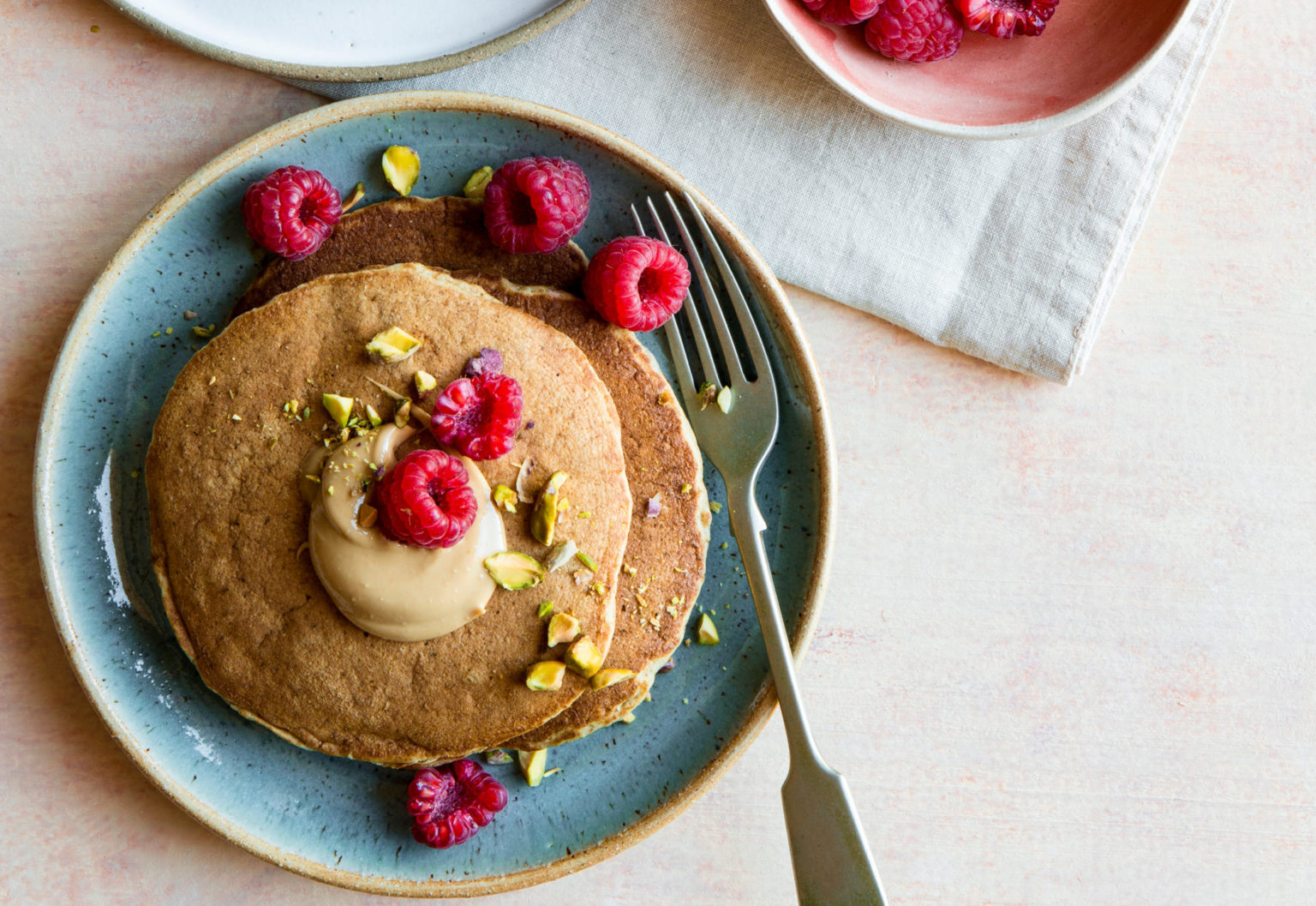 Whole Wheat Sour Cream Pancakes [Low Sodium] Andy The RD
