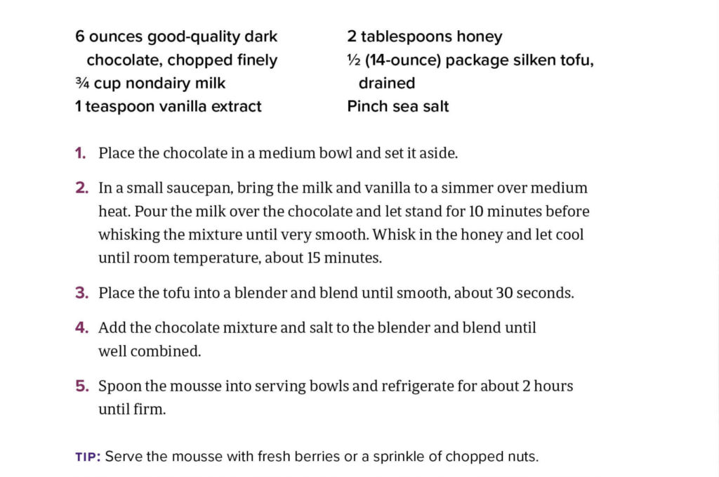 High Protein Chocolate Mousse [5 Ingredient, Vegan] Andy The RD